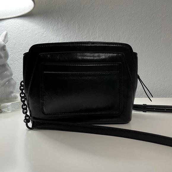 NWOT Calvin Klein black leather purse - Picture 3 of 5